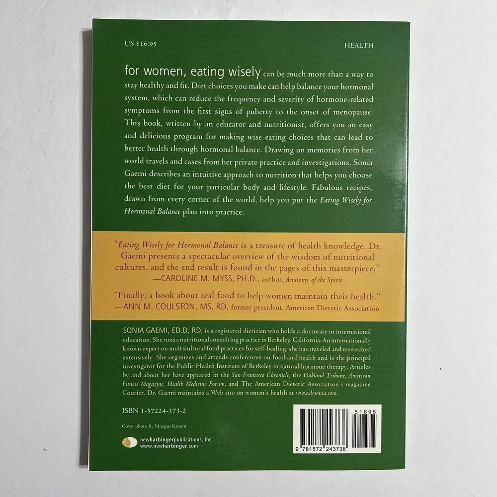 Eating Wisely for Hormonal Balance The Womans Guide to Good Health High Energy